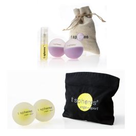 Aromatherapy Massage Ball Combo Pack: Peace & Quiet and Inner Strength